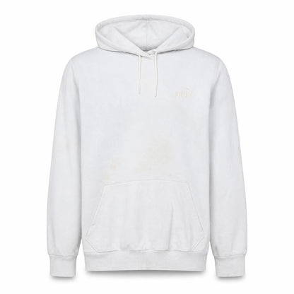 Mens UK Size L PUMA White Pullover Hoodie