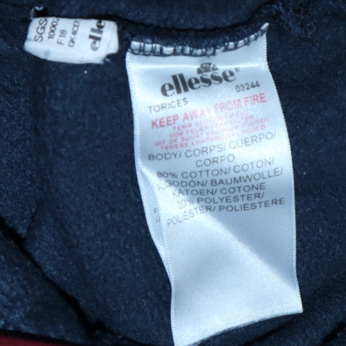 Womens UK Size 16 ellesse Blue Pullover Hoodie