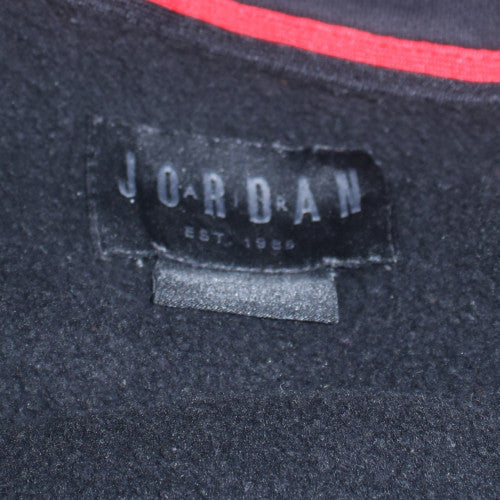 Mens UK Size M Jordan Black Full Zip Hoodie