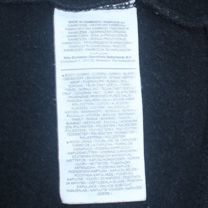 Mens UK Size M Jordan Black Full Zip Hoodie