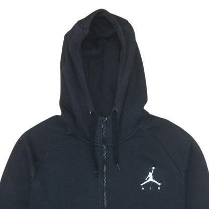 Mens UK Size M Jordan Black Full Zip Hoodie