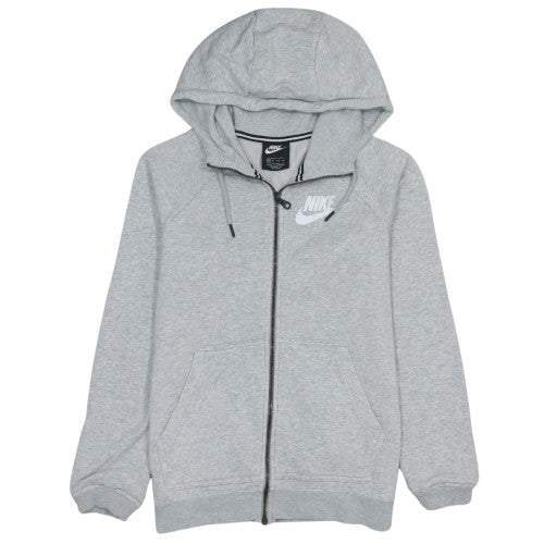Mens UK Size XS Nike Grey Full Zip Hoodie