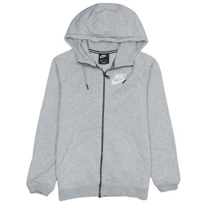 Mens UK Size XS Nike Grey Full Zip Hoodie