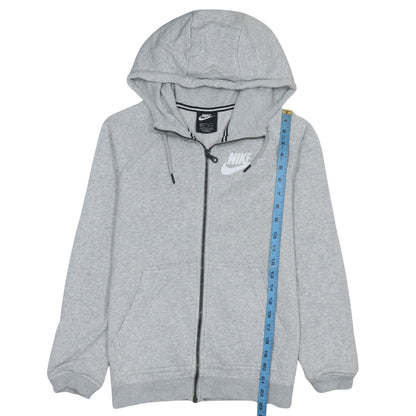 Mens UK Size XS Nike Grey Full Zip Hoodie