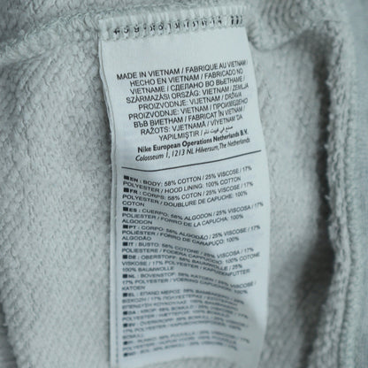 Mens UK Size XS Nike Grey Full Zip Hoodie