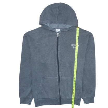 Mens UK Size M Lee Cooper Blue Full Zip Hoodie