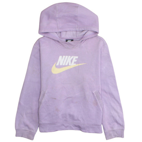 Womens UK Size L Nike Purple Pullover Hoodie