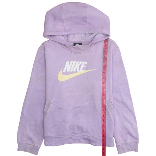 Womens UK Size L Nike Purple Pullover Hoodie