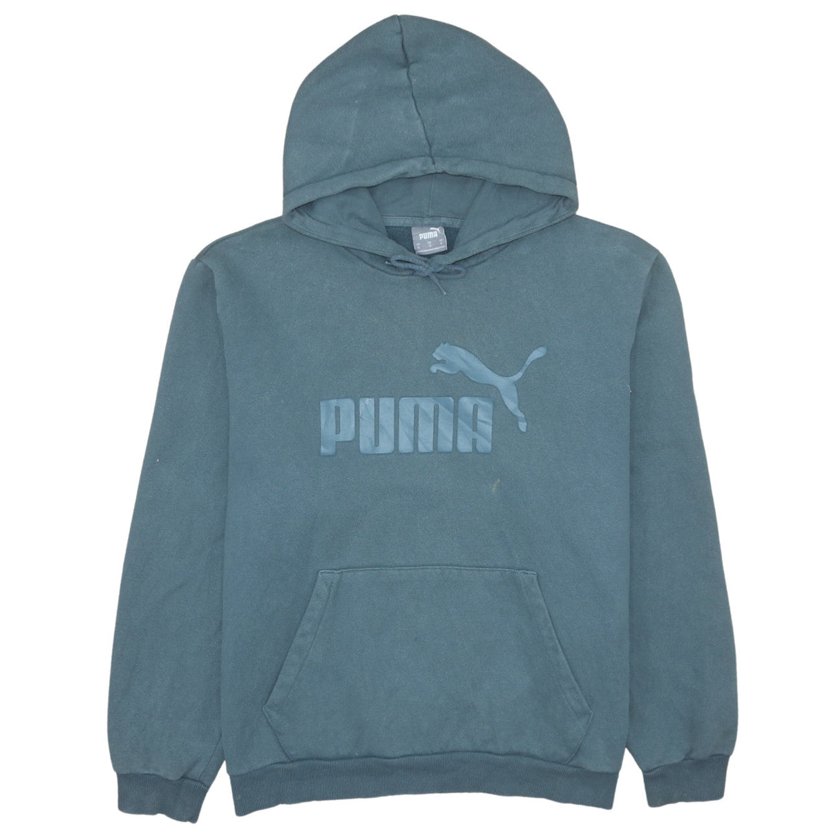 Mens UK Size XL PUMA Blue Pullover Hoodie