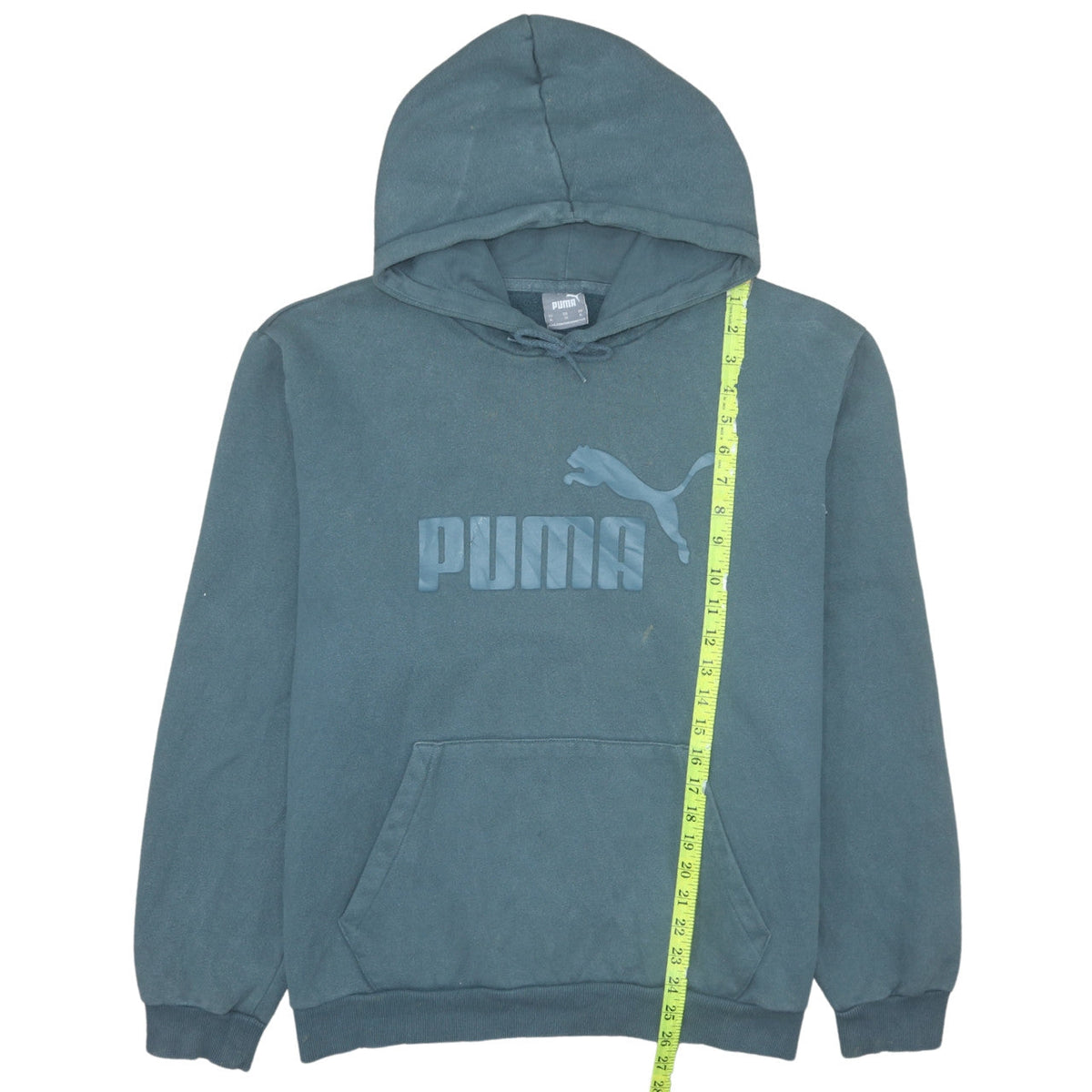 Mens UK Size XL PUMA Blue Pullover Hoodie