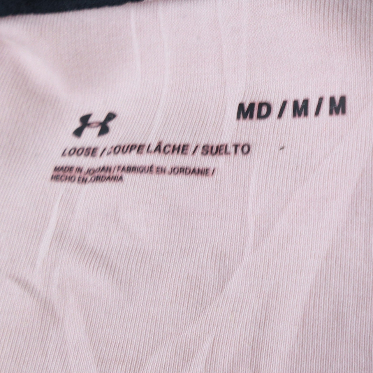 Womens UK Size M Under armour Pink Full Zip Hoodie