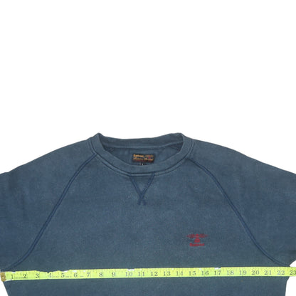 Mens UK Size L Barbour Blue Pullover Sweatshirt