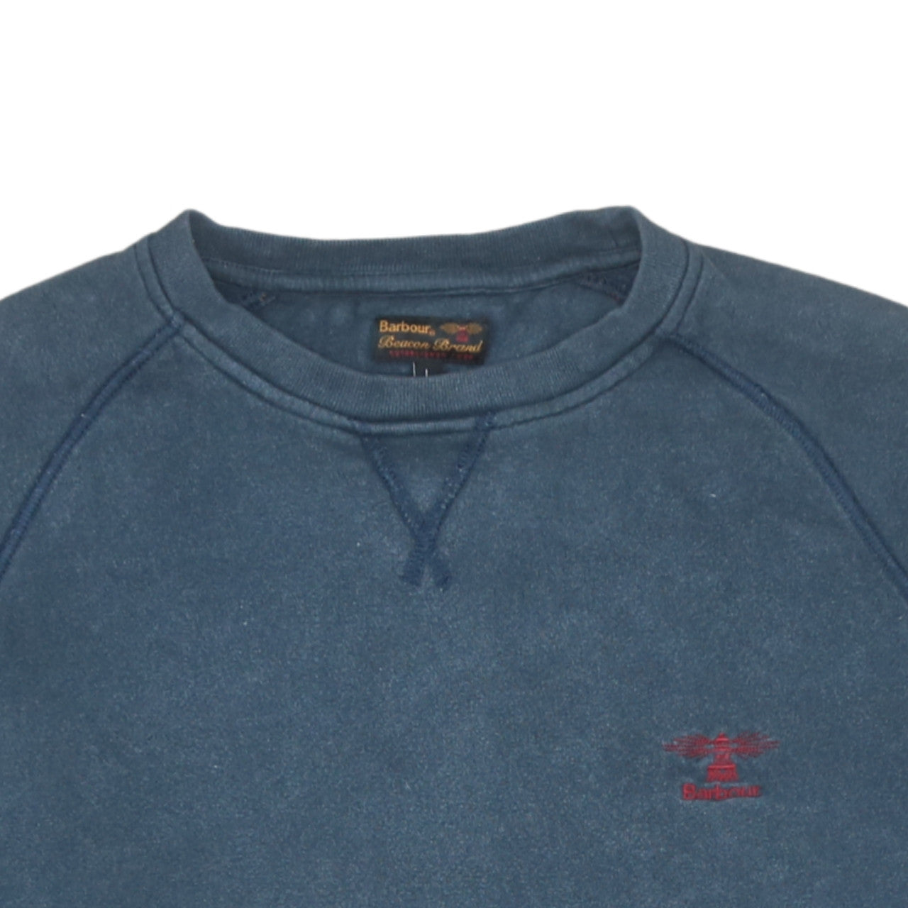 Mens UK Size L Barbour Blue Pullover Sweatshirt
