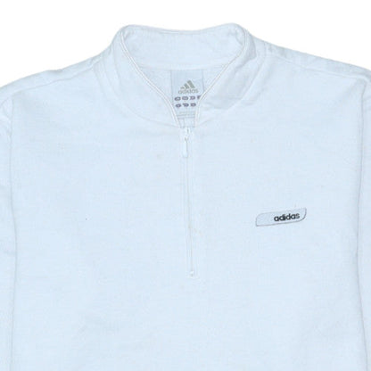 Womens UK Size 14 adidas White Pullover Sweatshirt