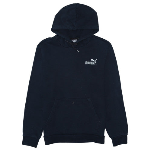 Mens UK Size S PUMA Black Pullover Hoodie