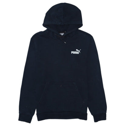 Mens UK Size S PUMA Black Pullover Hoodie