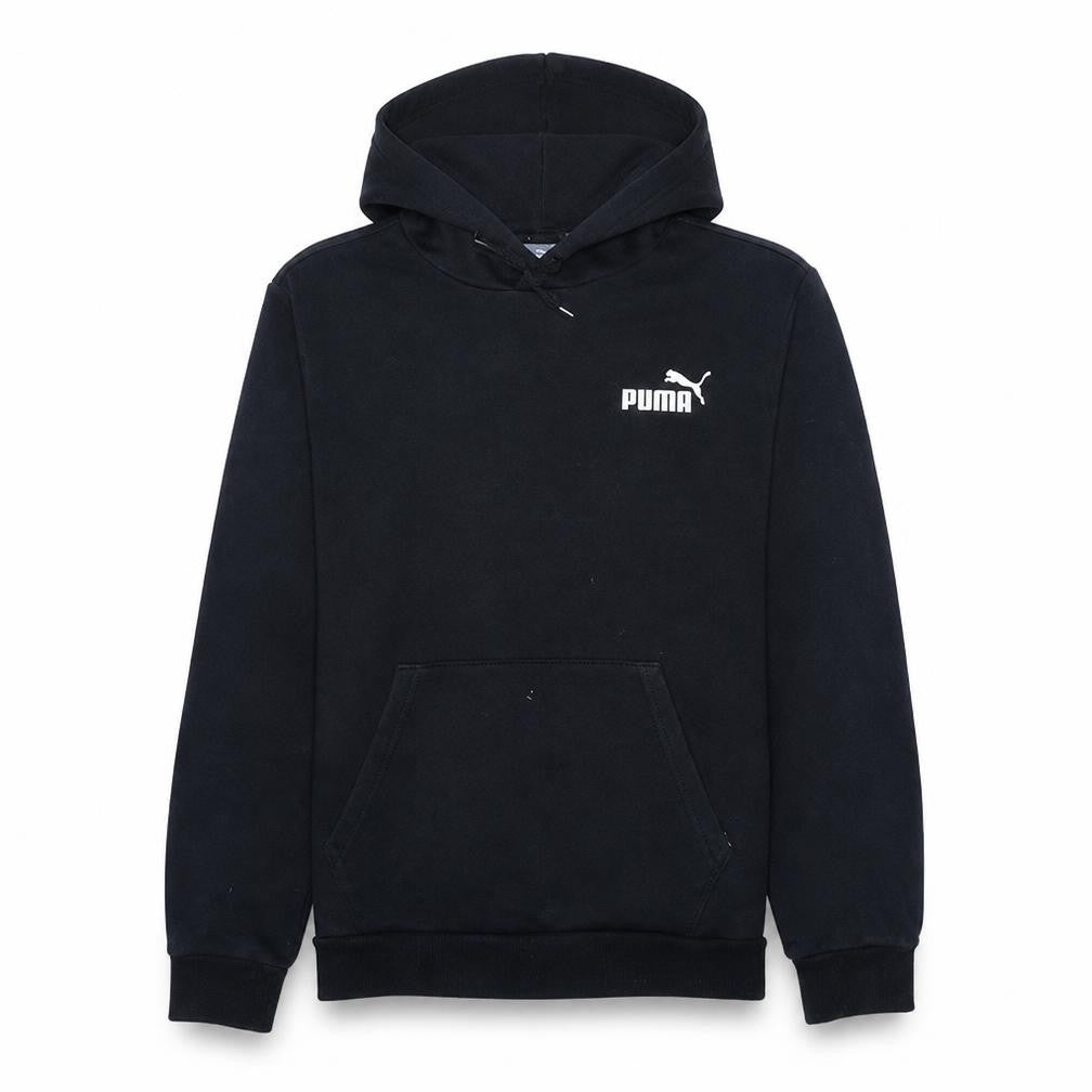 Mens UK Size S PUMA Black Pullover Hoodie