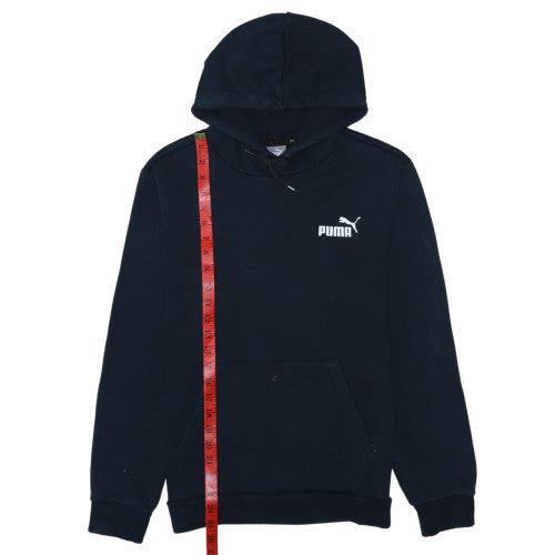 Mens UK Size S PUMA Black Pullover Hoodie
