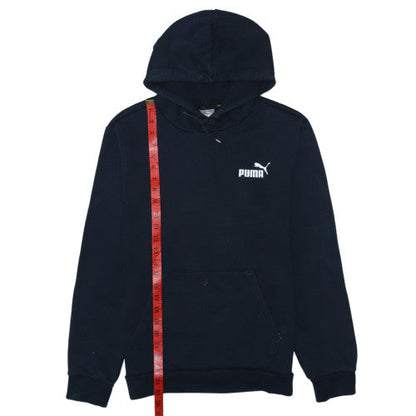 Mens UK Size S PUMA Black Pullover Hoodie
