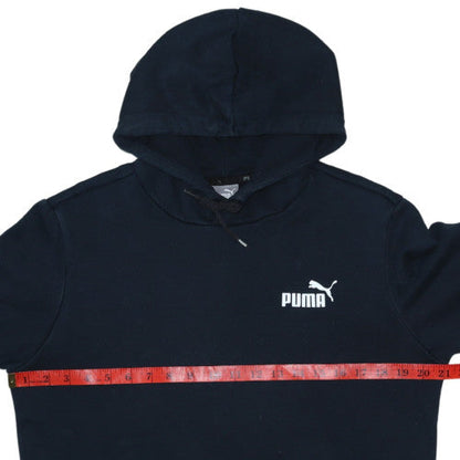 Mens UK Size S PUMA Black Pullover Hoodie