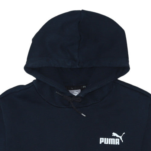 Mens UK Size S PUMA Black Pullover Hoodie