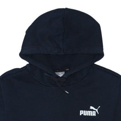 Mens UK Size S PUMA Black Pullover Hoodie
