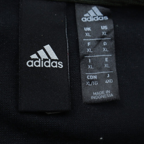 Mens UK Size XL adidas Green Full Zip Hoodie