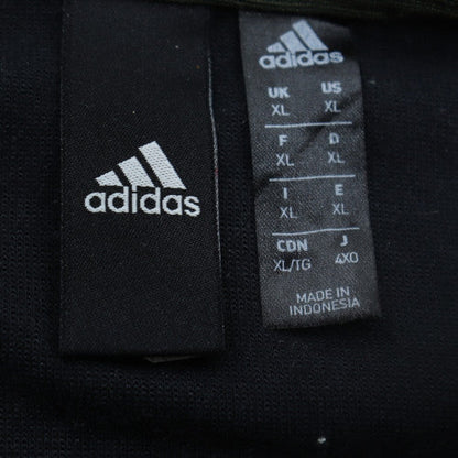 Mens UK Size XL adidas Green Full Zip Hoodie