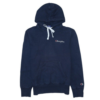 Mens UK Size M Champion Blue Pullover Hoodie