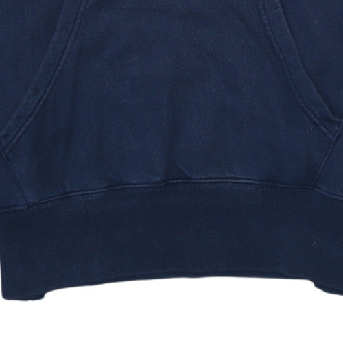 Mens UK Size M Champion Blue Pullover Hoodie