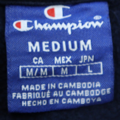 Mens UK Size M Champion Blue Pullover Hoodie
