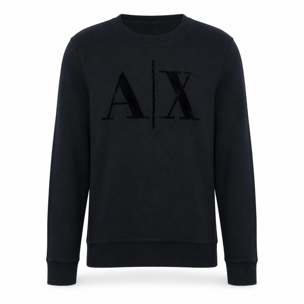 Mens UK Size XS Armani Exchange Black Pullover Sweatshirt