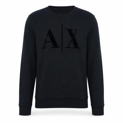 Mens UK Size XS Armani Exchange Black Pullover Sweatshirt