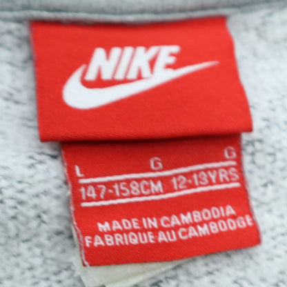 Nike Boys Grey Air Logo Long Sleeve Pullover Sweatshirt 12-13 Years