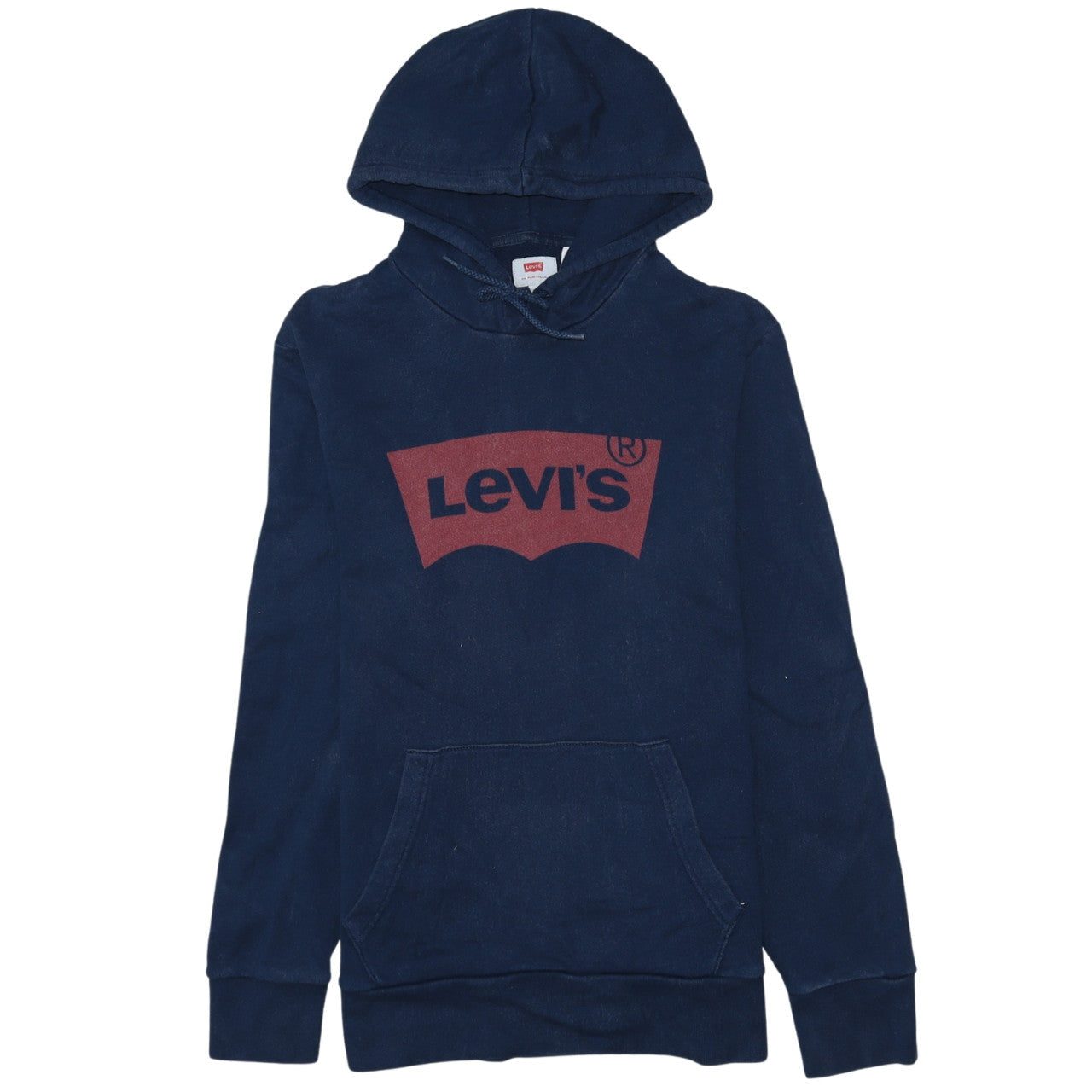 Mens UK Size M Levi's Blue Pullover Hoodie