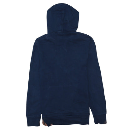 Mens UK Size M Levi's Blue Pullover Hoodie