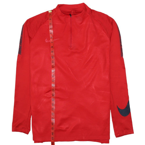 Mens UK Size L Nike Red Pullover Sweatshirt