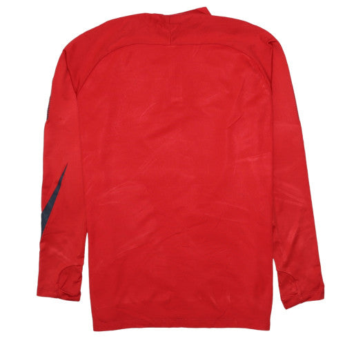 Mens UK Size L Nike Red Pullover Sweatshirt