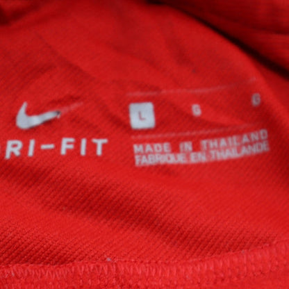 Mens UK Size L Nike Red Pullover Sweatshirt