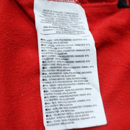 Mens UK Size L Nike Red Pullover Sweatshirt