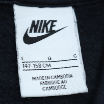 Nike Boys Black Pullover Hoodie L (147-158cm) Fleece Sweatshirt