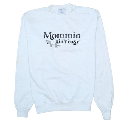 Womens UK Size L Champion White Pullover Sweatshirt
