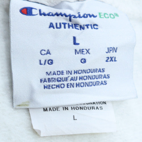 Womens UK Size L Champion White Pullover Sweatshirt