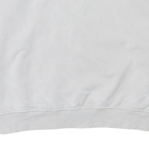 Mens UK Size L FILA White Pullover Sweatshirt
