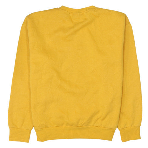Womens UK Size M Disney Yellow Pullover Sweatshirt