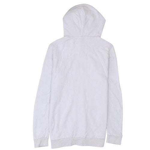 Womens UK Size L adidas White Pullover Hoodie