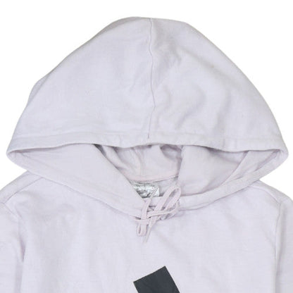 Womens UK Size L adidas White Pullover Hoodie