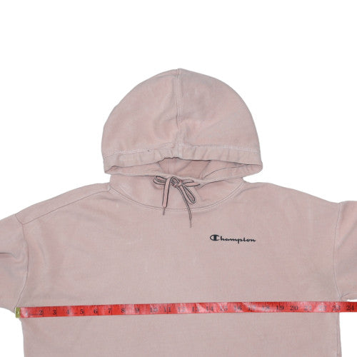 Womens UK Size S Champion Pink Pullover Hoodie