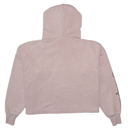 Womens UK Size S Champion Pink Pullover Hoodie