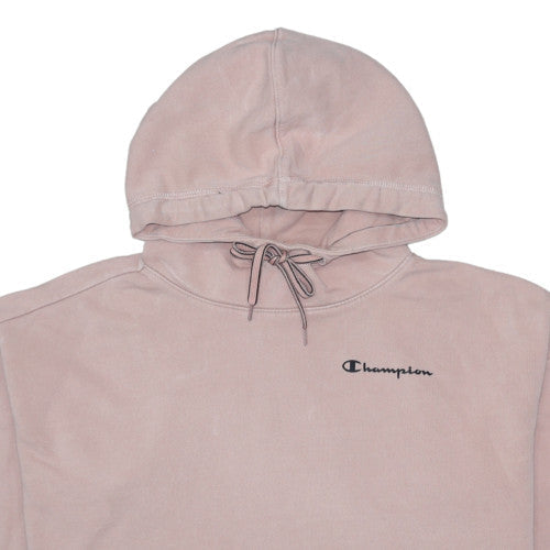 Womens UK Size S Champion Pink Pullover Hoodie